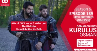 Watch Kurulus Osman Season 6 Episode 189 With Urdu Subtitles in Full HD For Free
